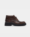 BOTA SURI COURO MARROM
